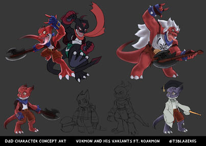 Voxmon Variants ft. Roarmon